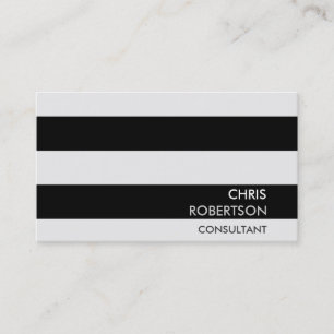 Stripes Pattern Professional Chic Visitekaartje
