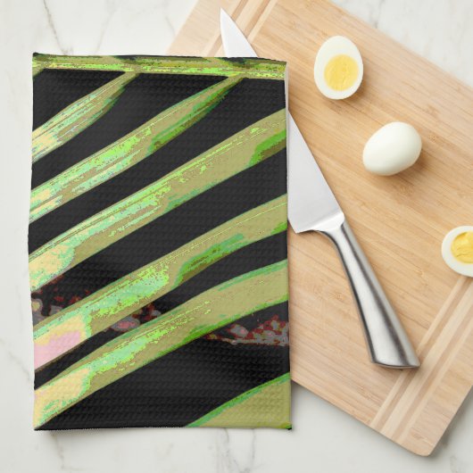 Stripes per Natuur Theedoek (Quarter Fold)