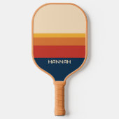  Stripes Persoonlijke naam Pickleball Paddle (Voorkant)