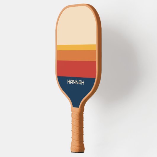  Stripes Persoonlijke naam Pickleball Paddle (Links)