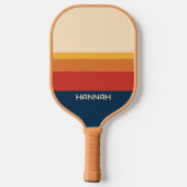  Stripes Persoonlijke naam Pickleball Paddle (Achterkant)