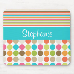 Stripes Polka Dots monogram Muismat
