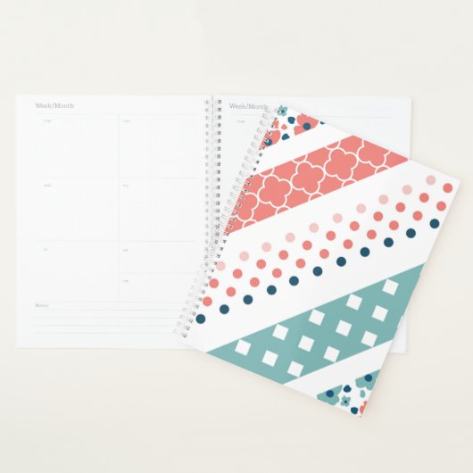 Stripes Polkadots Floral Planner (Display)