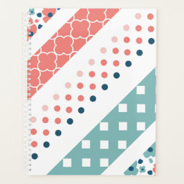 Stripes Polkadots Floral Planner