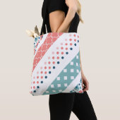 Stripes Polkadots Floral Tote Bag (Dichtbij)