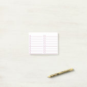 Stripes Post-it® Notes (Op bureau)
