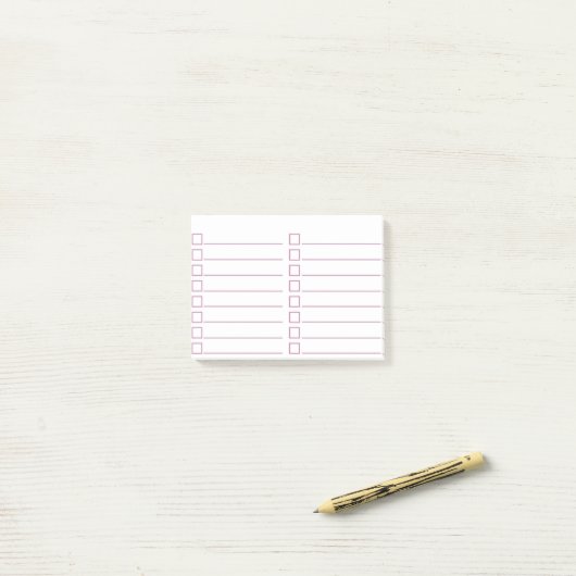 Stripes Post-it® Notes (Op bureau)