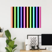 Stripes Poster (Thuiskantoor)