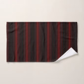 Stripes Red Black Bathroom-handdoekset Bad Handdoek (Handdoek)