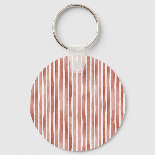 Stripes Red Lips Kiss XOXO Sleutelhanger (Achterkant)