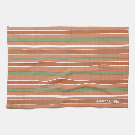 STRIPES ROBERT's KITCHEN verstelbaar Theedoek (Horizontaal)