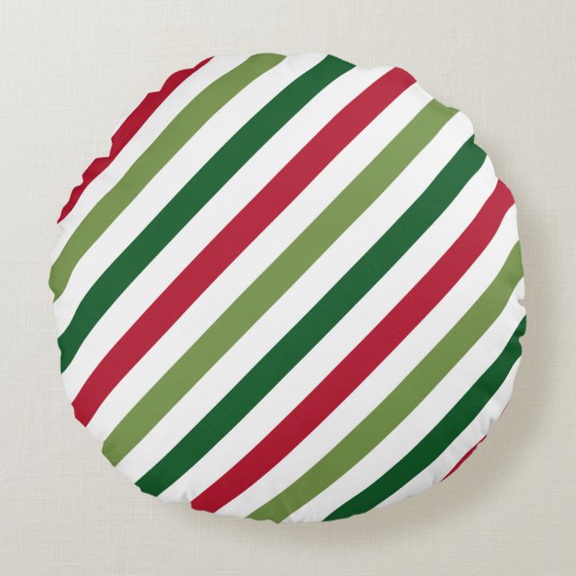 Stripes Rond Kussen (Voorkant)