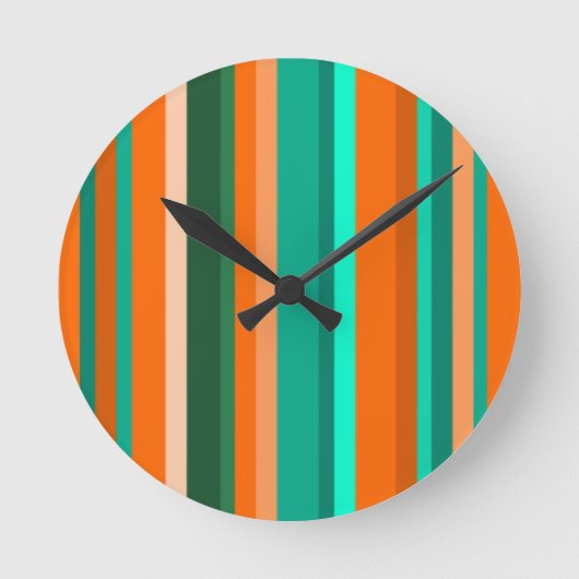 Stripes Ronde Klok (Voorkant)