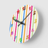 Stripes Ronde Klok (Hoek)