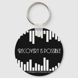 Stripes Round Sleutelhanger