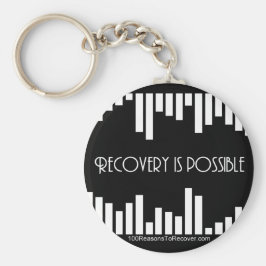 Stripes Round Sleutelhanger