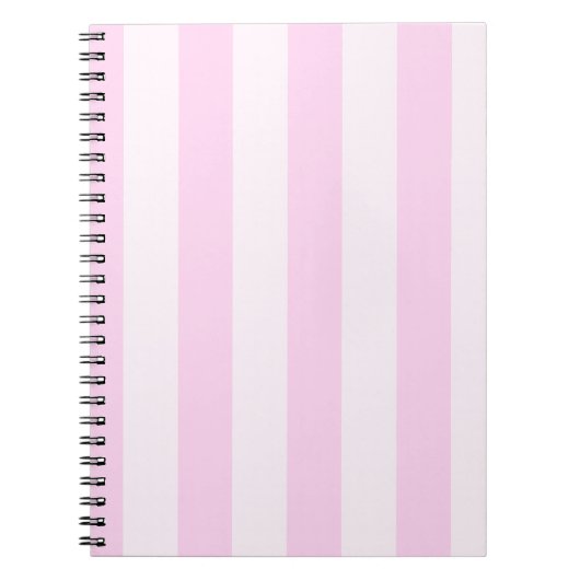 Stripes - Roze en lichtroze Notitieboek (Voorkant)