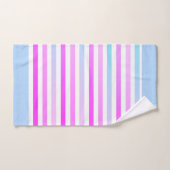 Stripes, roze, groen bad handdoek (Handdoek)