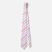 Stripes, roze, groen stropdas (Voorkant)