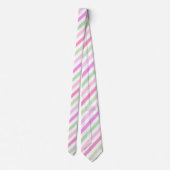 Stripes, roze, groen stropdas (Achterkant)