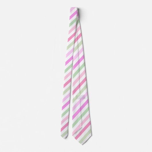 Stripes, roze, groen stropdas (Achterkant)