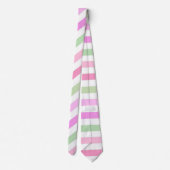 Stripes, roze, groen stropdas (Achterkant)