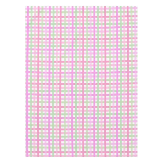 Stripes, roze, groen tafelkleed (Voorkant)