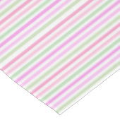 Stripes, roze, groen tafelkleed (Gekanteld)