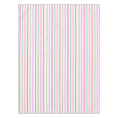 Stripes, roze, groen tafelkleed (Voorkant)