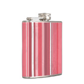 Stripes Roze Heupfles (Rechts)
