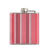 Stripes Roze Heupfles (Achterkant)