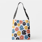 Stripes & Shades Pop Art Statement Canvas tas (Achterkant)