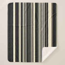  stripes sherpa deken