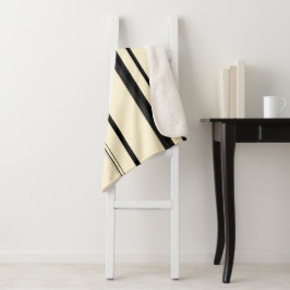  stripes sherpa deken