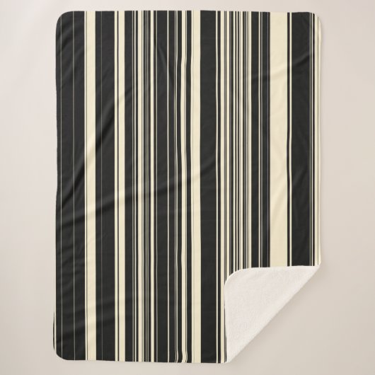 stripes sherpa deken (Voorkant)