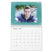 Stripes Stippen en sponge Paint Mini Calendar Kalender (Feb 2027)