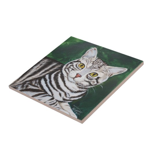 Stripes, tablet tegeltje (Zijkant)