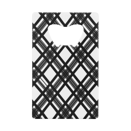 Stripes Texture Creditkaart Flessenopener (Voorkant)