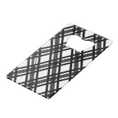 Stripes Texture Creditkaart Flessenopener (Achterkant Gekanteld)