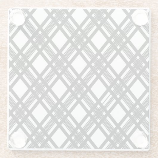 Stripes Texture Glazen Onderzetter (Achterkant)