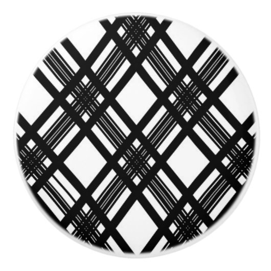 Stripes Texture Keramische Knop (Voorkant)