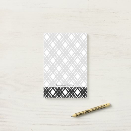 Stripes Texture Post-it® Notes (Op bureau)