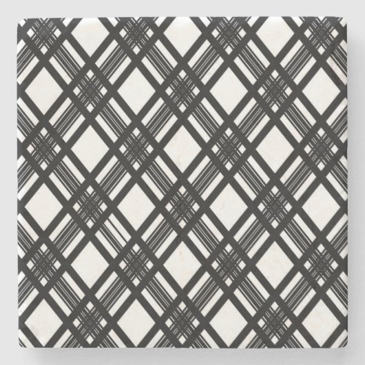 Stripes Texture Stenen Onderzetter (Voorkant)