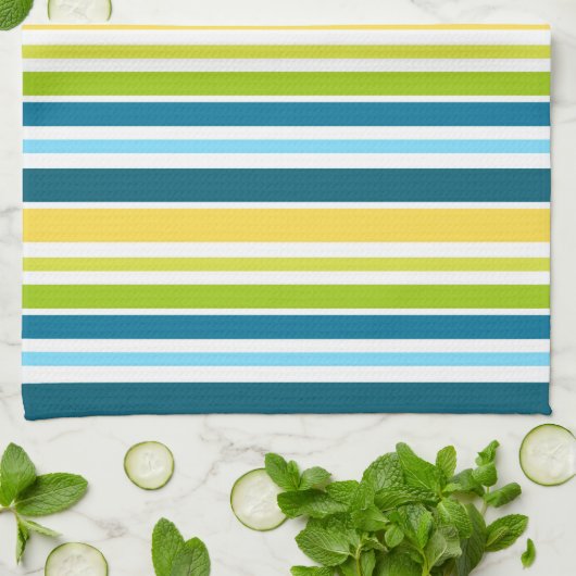 Stripes Theedoek (Gevouwen)