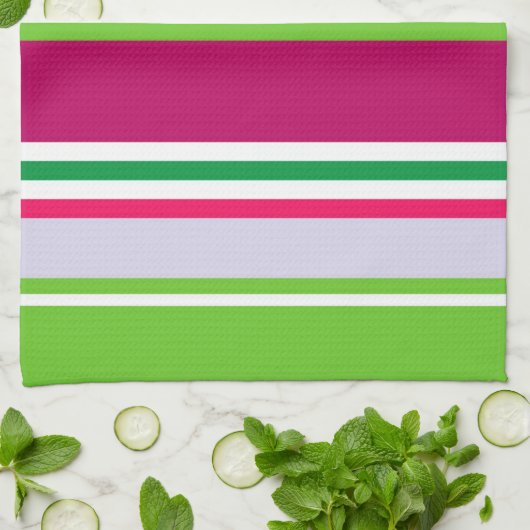 Stripes Theedoek (Gevouwen)