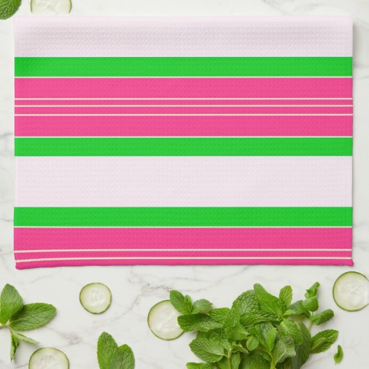 Stripes Theedoek (Gevouwen)