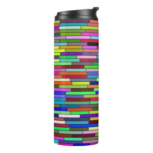 Stripes Thermal Tumbler Thermosbeker (Gedraaid links)