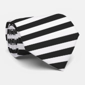 STRIPES Tight Black op elke kleur Stropdas (Opgerold)
