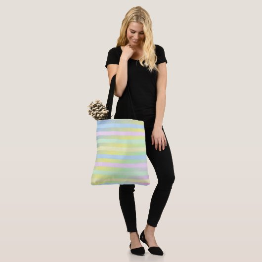 Stripes Tote Bag (Op model)