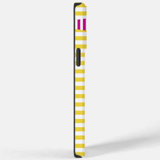 Stripes — Turquoise, Geel en Roze Case-Mate iPhone Case (Achterkant / Rechts)